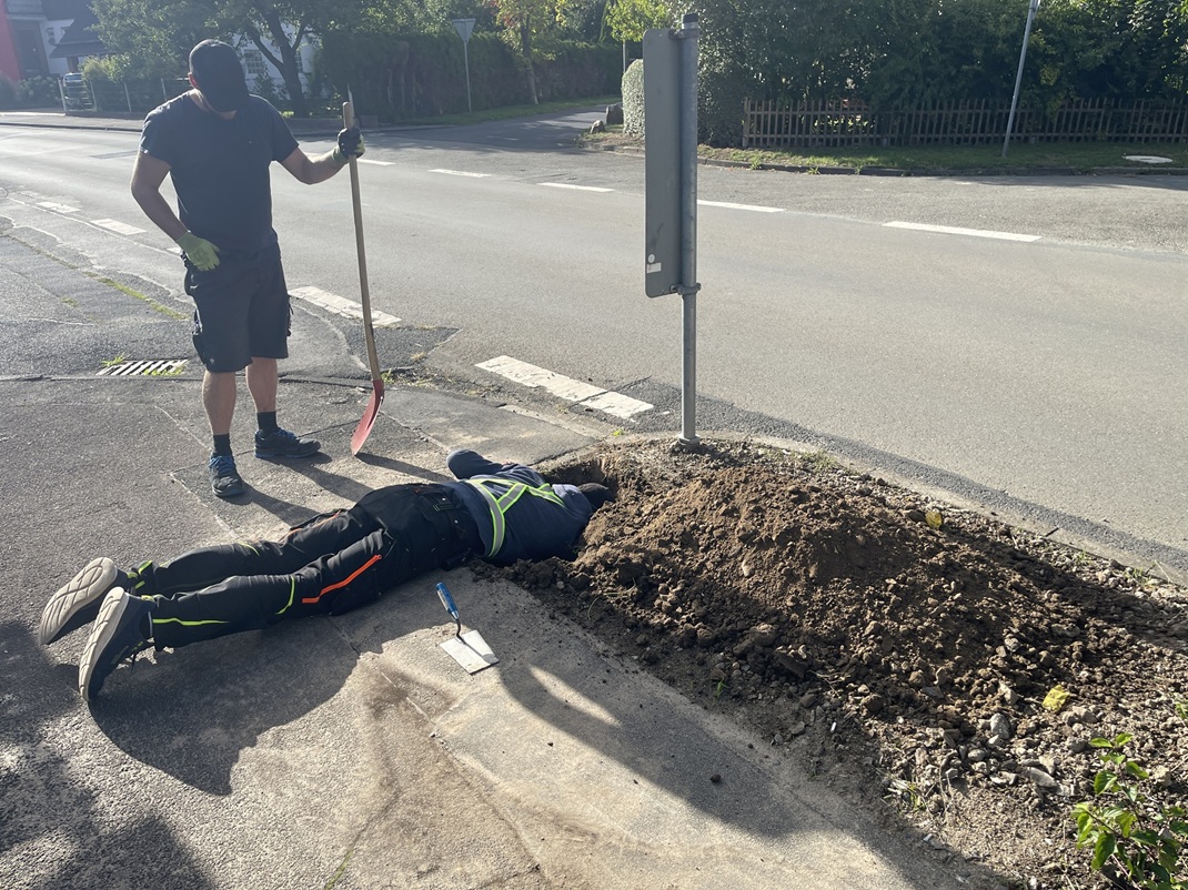 - Prüfung von Glasfaserverbindungen in Grube zur Störungsbehebung